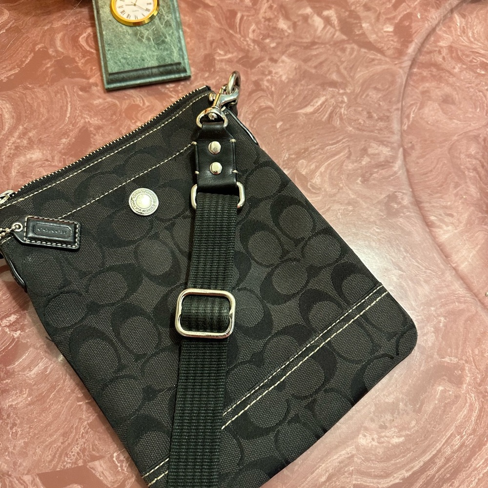 Coach Black Women’s Canvas Crossbody Bag